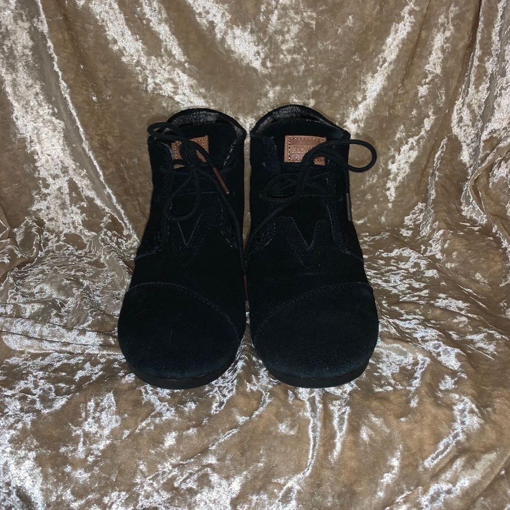 TOMS Kala Black Booties